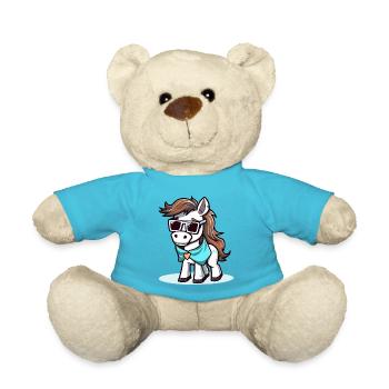 Tim le cheval - Nounours - bleu outremer - Devant