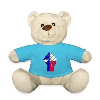Bundesstaat Texas Flagge Stolz Einheimische Familie - Teddy - Atollblau - Vorne