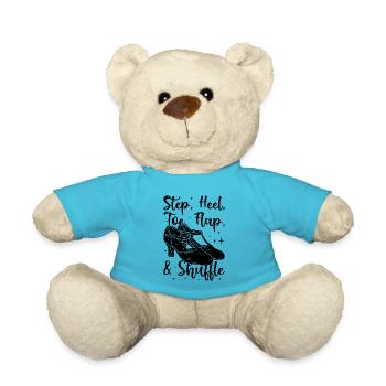Tap Dancer Tap Dance Shoes Tap Dance Instructor - Teddy Bear - atoll blue - Front