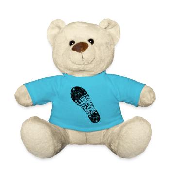 Tap Dancer Tap Dance Shoes Tap Dance Instructor - Teddy Bear - atoll blue - Front