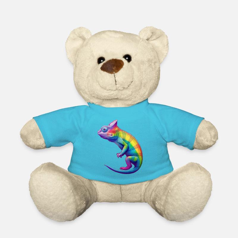 pride chameleon - Teddy - Atollblau