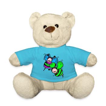 Abeilles - Nounours - bleu outremer - Devant
