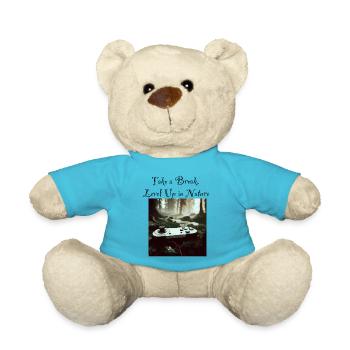Take a Break, Level Up in Nature Retro Gaming - Teddy Bear - atoll blue - Front