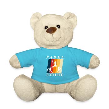 Padel Paddle Raquette Tennis Sport I Cadeau - Nounours - bleu outremer - Devant