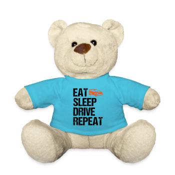 Racing Car Driver Saying Rally Motorsport Gift - Teddy Bear - atoll blue - Front