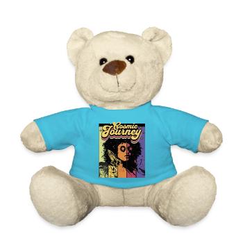 Cosmic Journey - Teddy Bear - atoll blue - Front