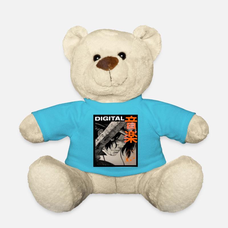 manga digital - Teddy Bear - atoll blue