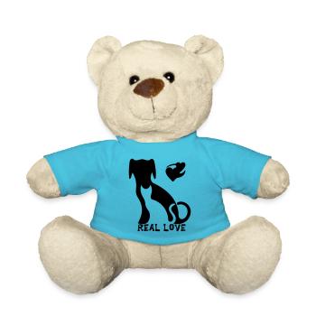 Echte Liebeskatzen - Teddy - Atollblau - Vorne