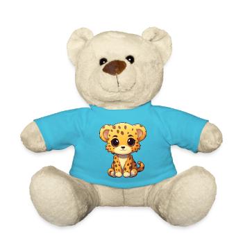 Guépard Kawaii - Nounours - bleu outremer - Devant