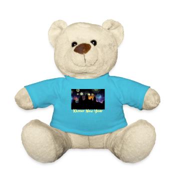 Kambodscha Khmer Neujahr Choul Chnam I Geschenk - Teddy - Atollblau - Vorne
