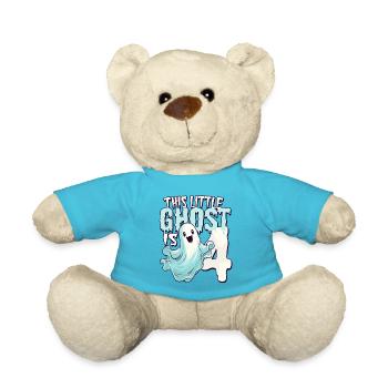 Ce petit ravageur a 4 - quatre ans - 4. - Nounours - bleu outremer - Devant