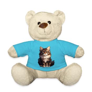 Maine Coon Cat - Teddy Bear - atoll blue - Front