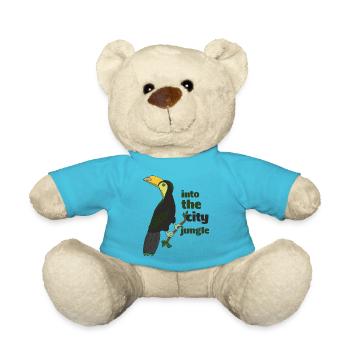 Tukan dans la ville Jugle - Nounours - bleu outremer - Devant