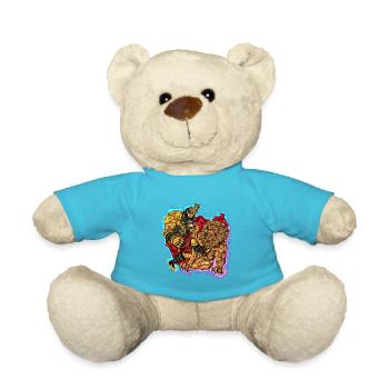 Gilgamesh - Teddy Bear - atoll blue - Front