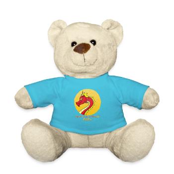Chinese New Year Dragon Vietnam I Gift - Teddy Bear - atoll blue - Front
