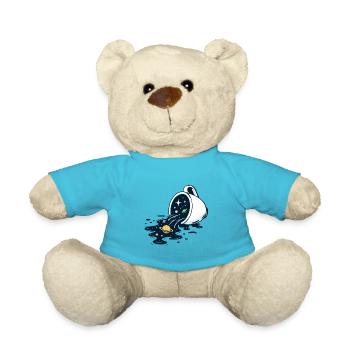 Univers enfoui - Nounours - bleu outremer - Devant