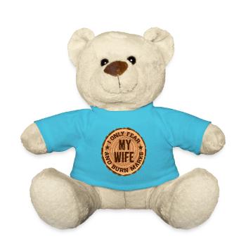 Pyrography Wood Burning Pyrograph Wood Burner - Teddy Bear - atoll blue - Front