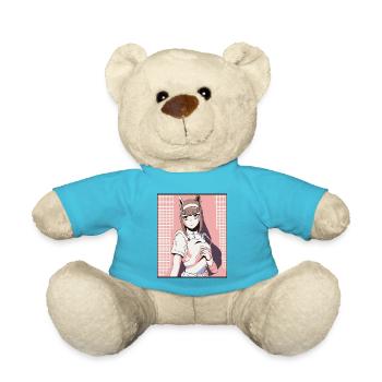 Weebs Love Anime Girls - Teddy Bear - atoll blue - Front