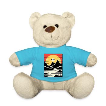 Montagne et nature - Nounours - bleu outremer - Devant