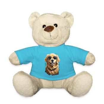 Cool Golden Retriever chien maman Style - Nounours - bleu outremer - Devant