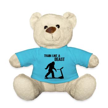 Beast Bigfoot Training Motivation - Teddy Bear - atoll blue - Front