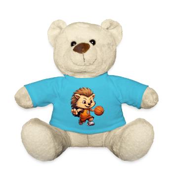 Basketball Igel - Teddy - Atollblau - Vorne
