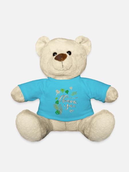 Thank You, Danke - Teddy - Atollblau