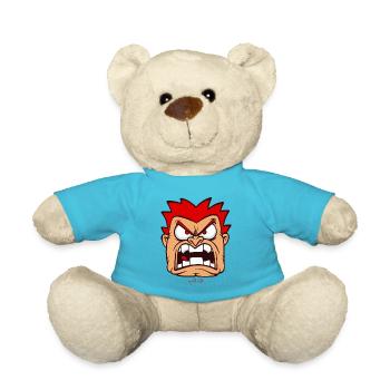 Silly and uncontrolled madness is the best - Teddy Bear - atoll blue - Front