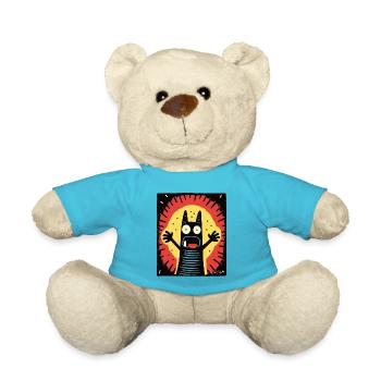 Regarde-moi! L’attention du chat - Nounours - bleu outremer - Devant