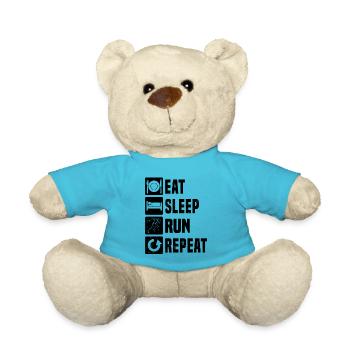 Cross Country Running Fitness Damen Running - Teddy - Atollblau - Vorne