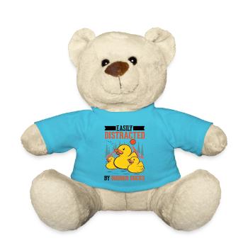 Rubber Duck Gift Rubber Duck Rubber Duck - Teddy Bear - atoll blue - Front
