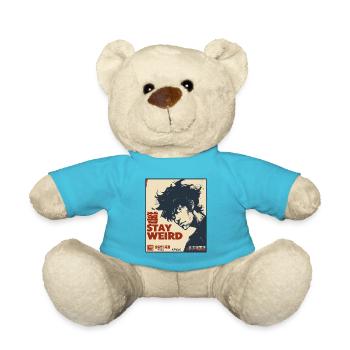 Stay Weird, Young Asian Manga Anime - Teddy Bear - atoll blue - Front