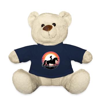 Fille de cheval arabe - Nounours - bleu marine - Devant