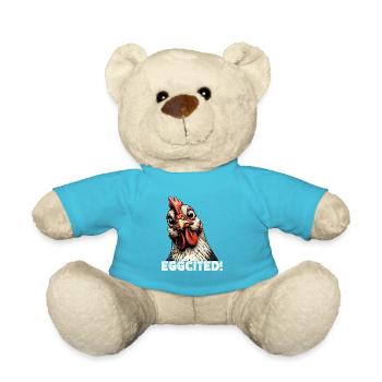 Lustiges Huhn Huhn Lustiges Bild - Teddy - Atollblau - Vorne