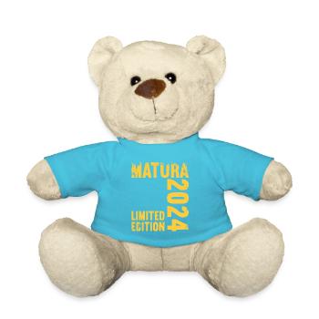 Matura Young Girls Women and Men Matura 2024 - Teddy Bear - atoll blue - Front