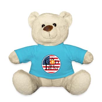 IN BITCOIN WE TRUST - Nounours - bleu outremer - Devant
