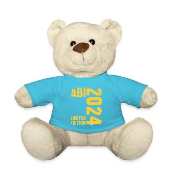 Abitur Junge Mädchen Abi Abitur 2024 - Teddy - Atollblau - Vorne