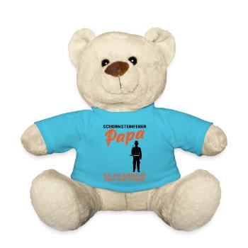 Coolest Chimney Sweep Dad - Teddy Bear - atoll blue - Front