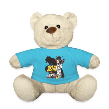 Jolie fille d’anime en tant que coureur de rue JDM - Nounours - bleu outremer - Devant