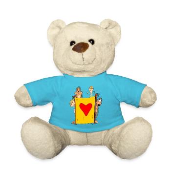 puppet show. - Teddy Bear - atoll blue - Front