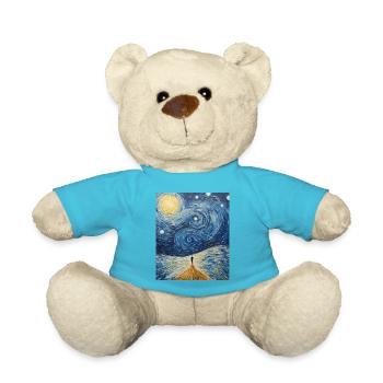 Sternenhemd für psychische Gesundheit Mind's Horizon - Teddy - Atollblau - Vorne