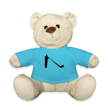 Alphornbläser Echo der Berge Melodie - Teddy - Atollblau - Vorne