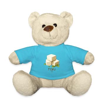 Délicieux tofu japonais - Nounours - bleu outremer - Devant