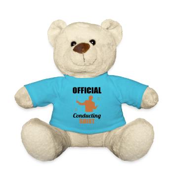 Offizielles Dirigat Shirt - Geschenk für Maestros - Teddy - Atollblau - Vorne