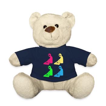 Color Mix Masters - Cadeau pour les DJ colorés - Nounours - bleu marine - Devant