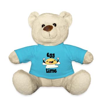 Zeit für Eier - Teddy - Atollblau - Vorne