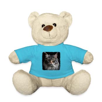 Maine Coon Kätzchen Maine Coon Katze - Teddy - Atollblau - Vorne
