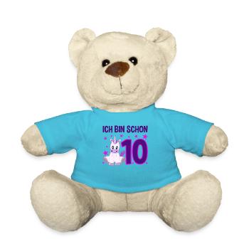 Unicorn Glamour 10 Years of Jubilation - Teddy Bear - atoll blue - Front