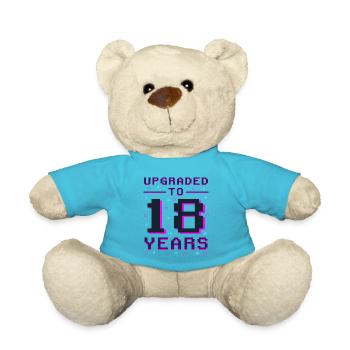 Volljähriger Gamer: Retro Level 18 - Teddy - Atollblau - Vorne