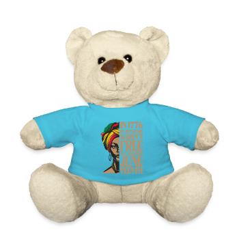 Juneteenth schwarze Geschichte 1865 melaning afrikanisch - Teddy - Atollblau - Vorne